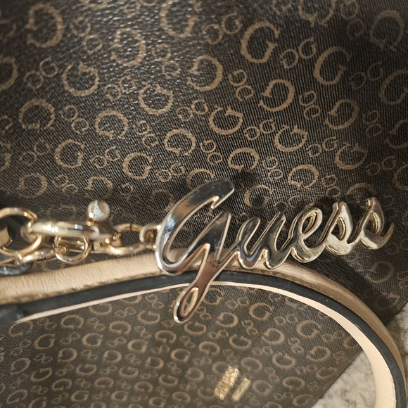 Guess Brown and Cream Women's Bag - Picture 3 of 14